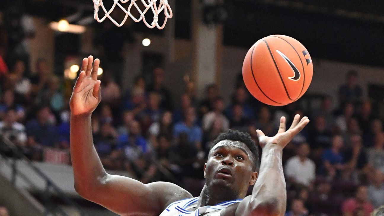 zion williamson, duke looking scary on preseason tour