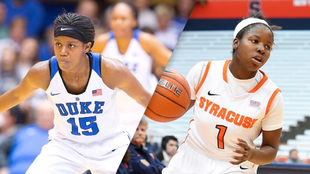 #12 Duke vs. Syracuse (W Basketball)