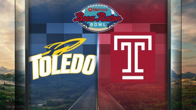 #24 Temple vs. Toledo (Marmot Boca Raton Bowl)