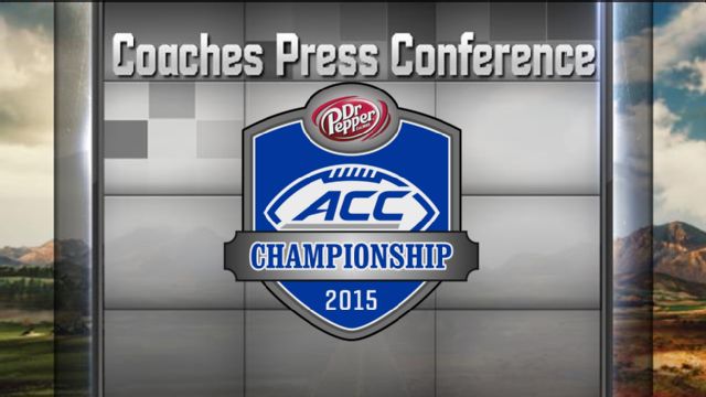 2015 ACC Championship: Coaches Press Conference