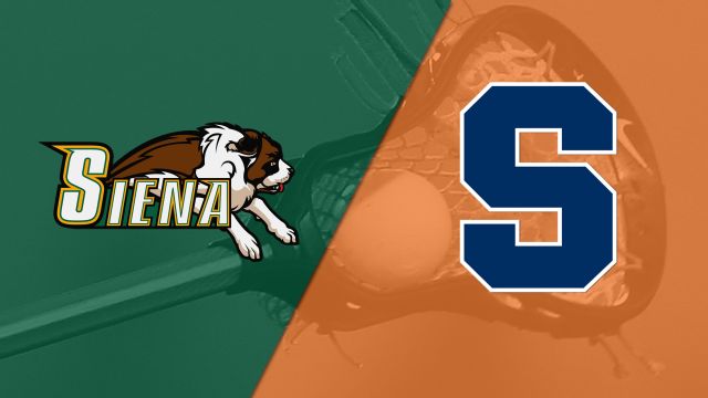 Siena vs. #6 Syracuse (M Lacrosse)