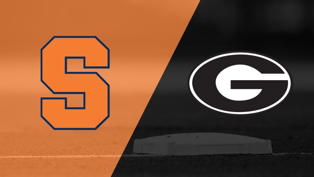 Syracuse vs. #10 Georgia (Softball)