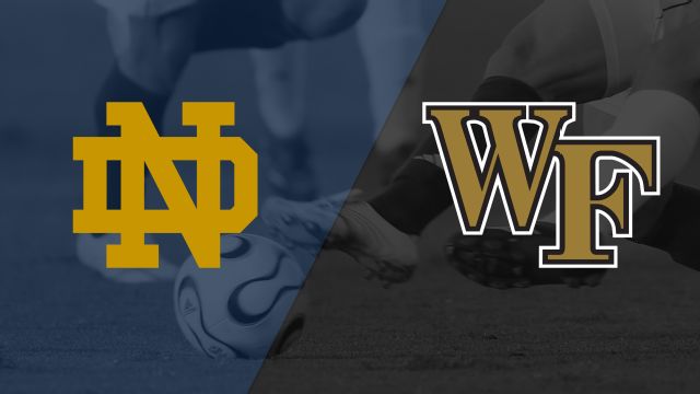 #12 Notre Dame vs. #2 Wake Forest (Quarterfinal) (ACC Men's Soccer Championship)