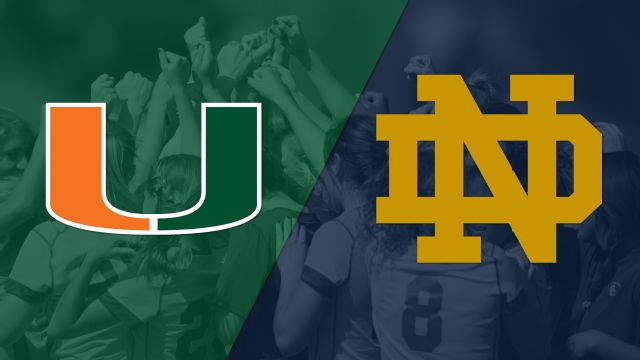 Miami vs. #12 Notre Dame (W Soccer)