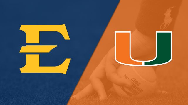 East Tennessee State vs. Miami (M Tennis)