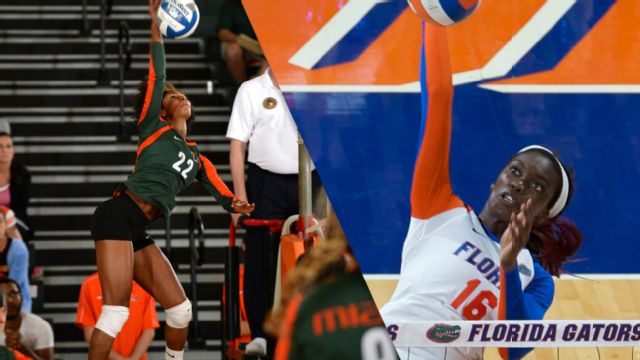 Miami (FL) vs. #8 Florida (Second Round) (NCAA Women's Volleyball Championship)