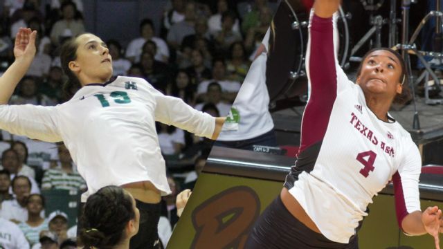 Hawaii vs. Texas A&M (Second Round) (W Volleyball)