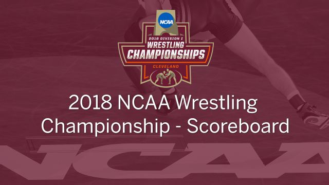 2018 NCAA Wrestling Championship Scoreboard
