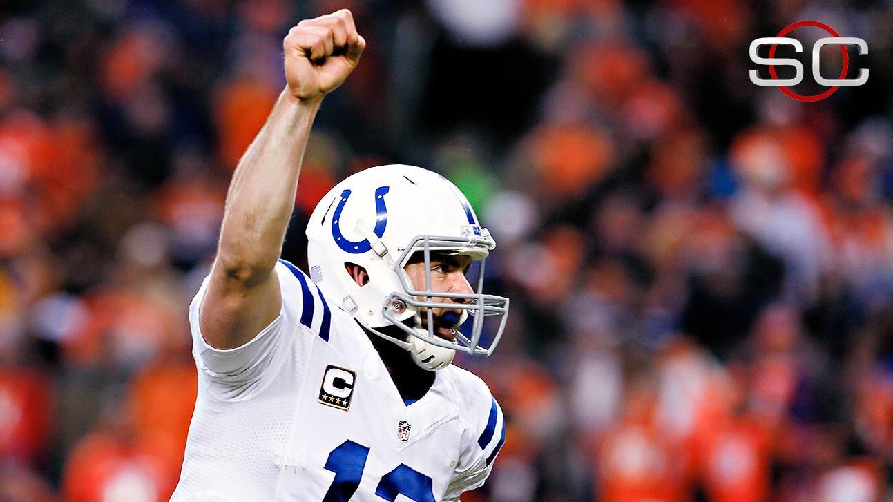 Andrew Luck leads Colts to upset of Peyton Manning, Broncos - ABC7 Chicago