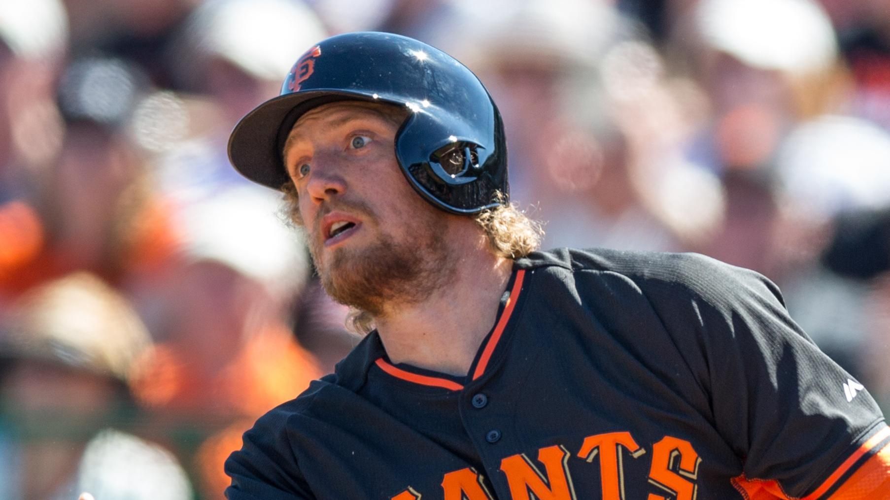 Hunter Pence out 2 months with broken forearm - ABC7 San Francisco