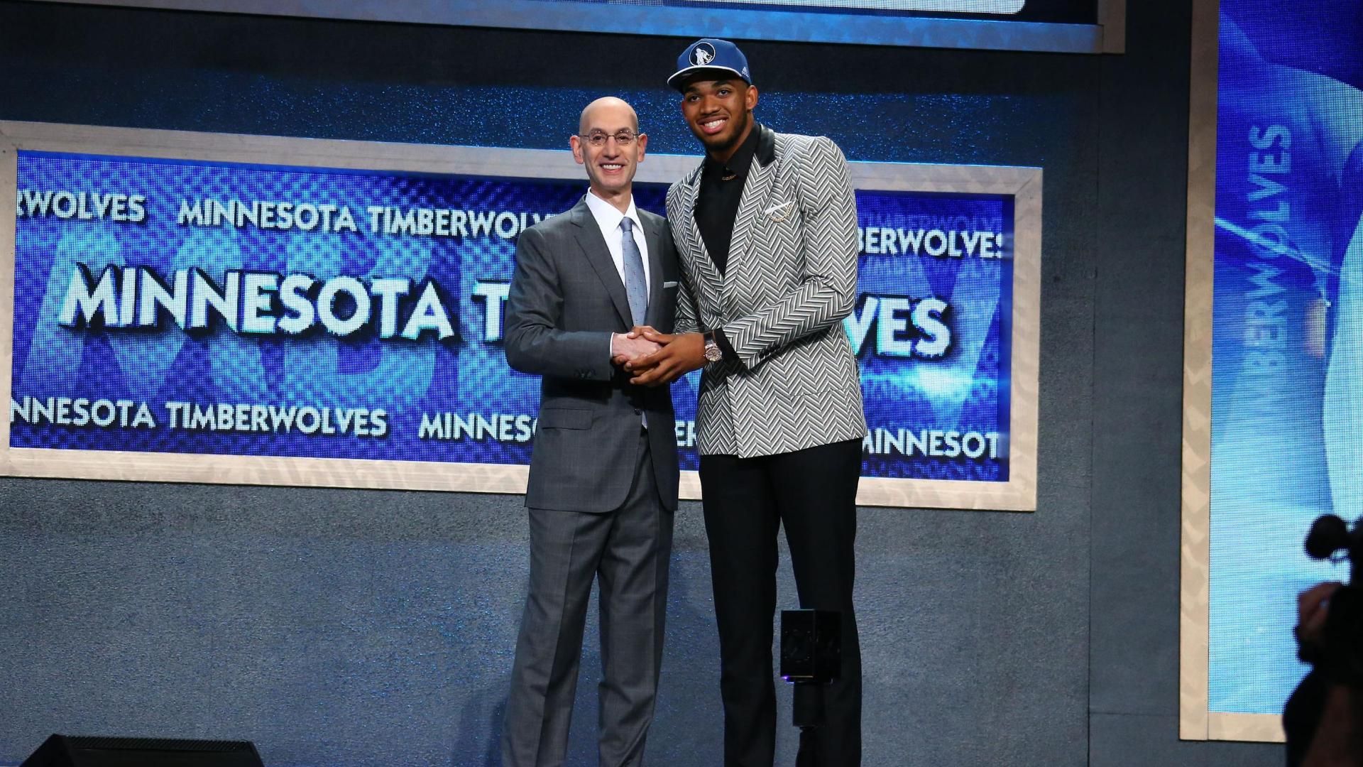 Timberwolves select KarlAnthony Towns No. 1 overall in NBA draft