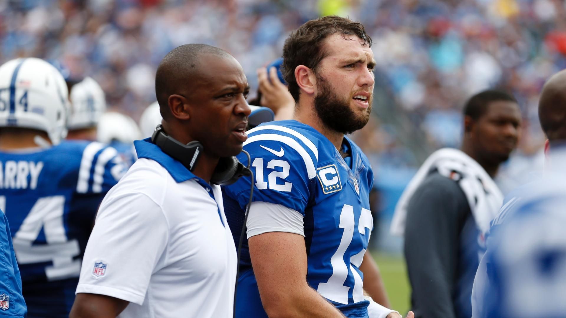 Colts quarterback Andrew Luck daytoday with shoulder injury ABC7 Chicago
