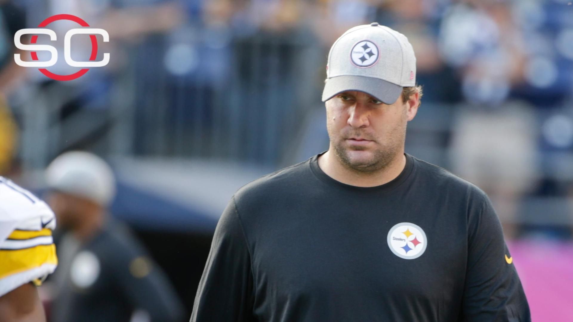 Ben Roethlisberger heads to locker room early after injuring knee