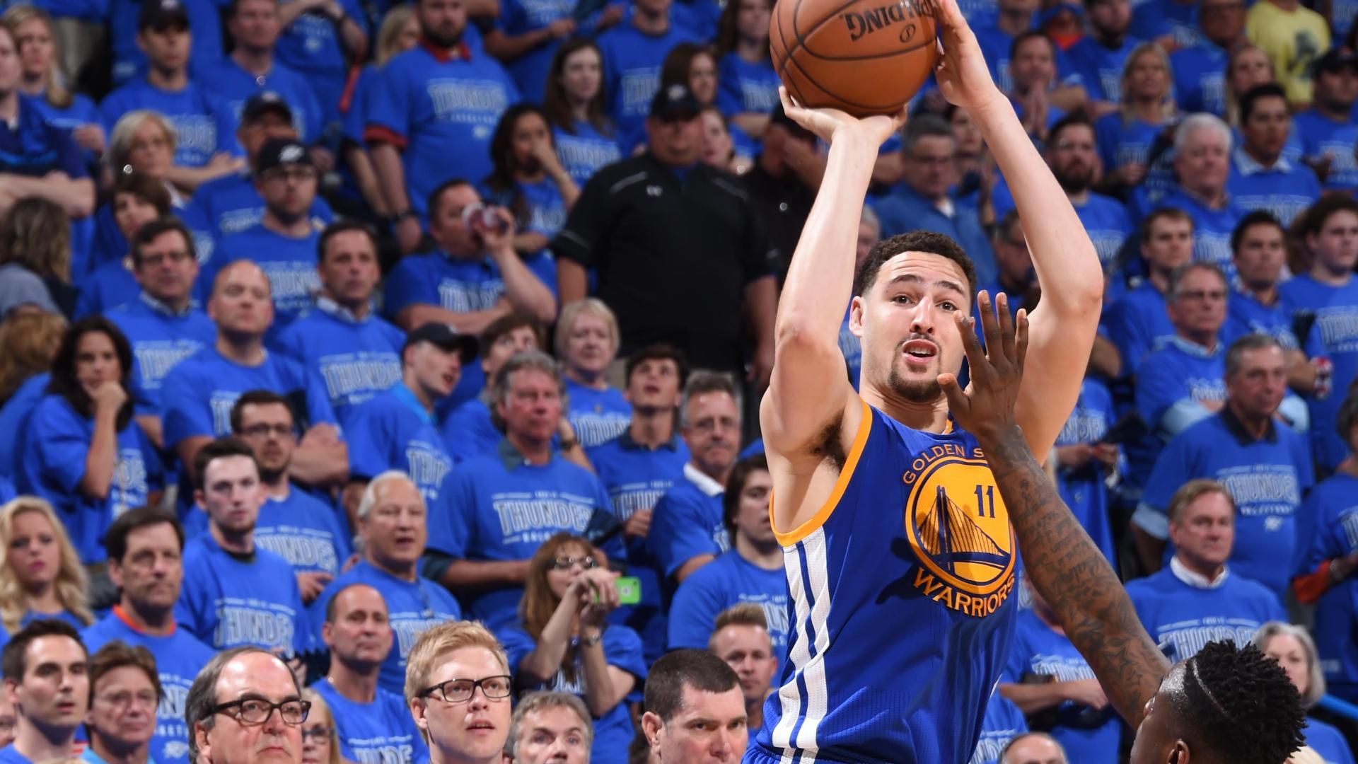 Warriors' Klay Thompson sets NBA record for 3-pointers