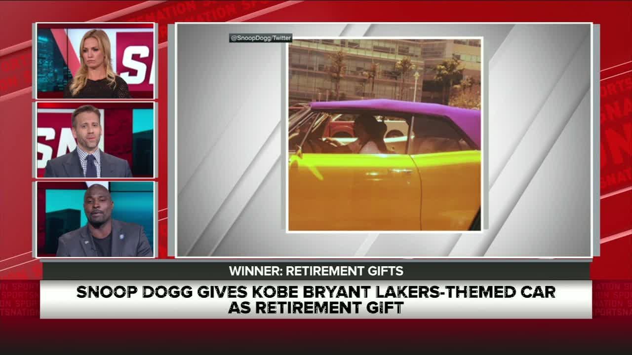 Snoop Dogg Gives Kobe Bryant A Lakers Themed Convertible Abc7