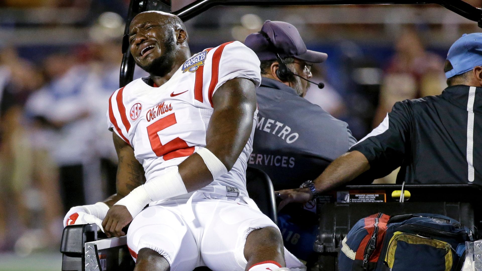 Ole Miss CB Ken Webster, RB Eric Swinney exit with knee injuries ABC7 Los Angeles