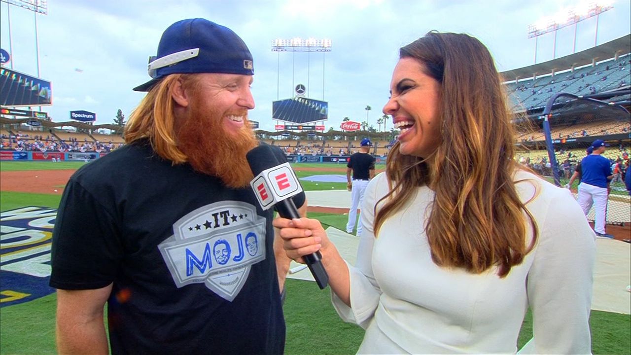 Justin Turner back at third base, hitting third for Dodgers in Game.. -  ABC7 Los Angeles
