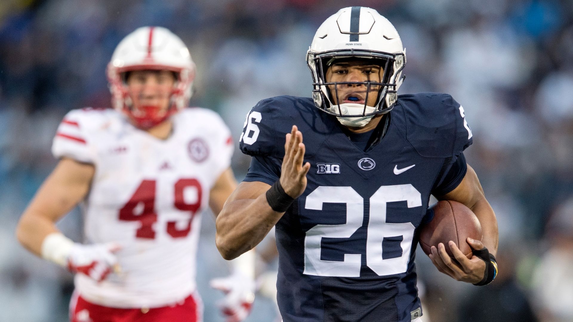 Saquon Barkley Sets Penn State Td Record In Win Over Nebraska