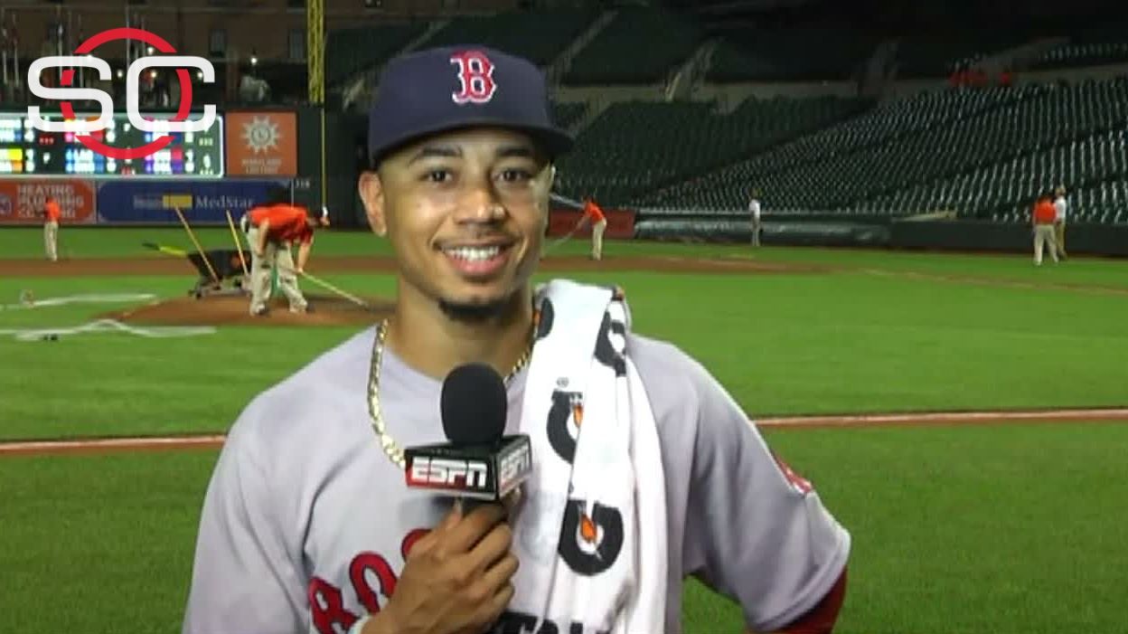 Betts: Never in my life have I had three homers