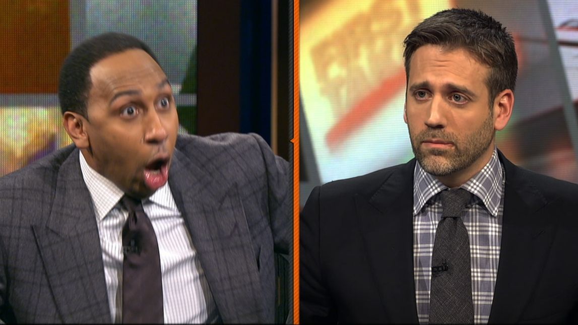 Stephen A. can't believe Max doesn't consider Melo top 10 player
