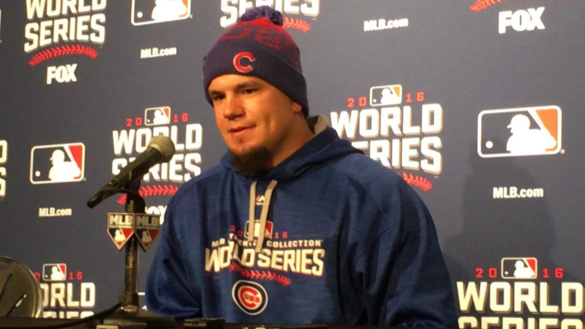 Schwarber not disappointed that he can't play outfield
