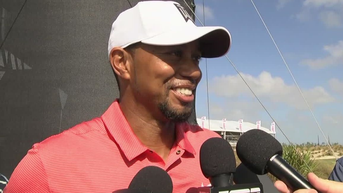 Tiger happy to be out playing in Pro-Am
