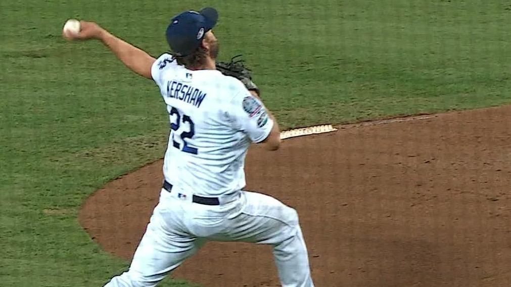 Kershaw dominates, allowing no runs over 8 innings