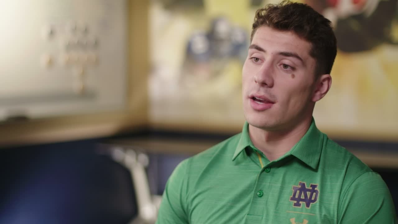 ND's Book: 'I came here to be the starting quarterback'