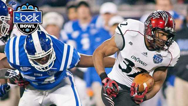 Cincinnati vs. Duke: 2012 Belk Bowl