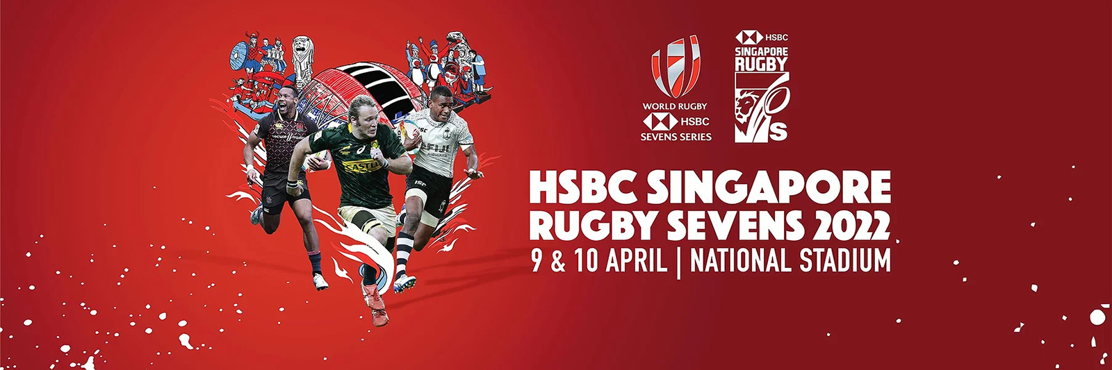 HSBC Singapore Rugby Sevens, April 9-10 at Singapore National Stadium