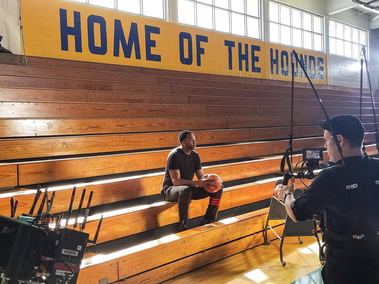Auburndale, FL: Tracy McGrady heads home to his old high school gym. - Captured on a Samsung Galaxy S8