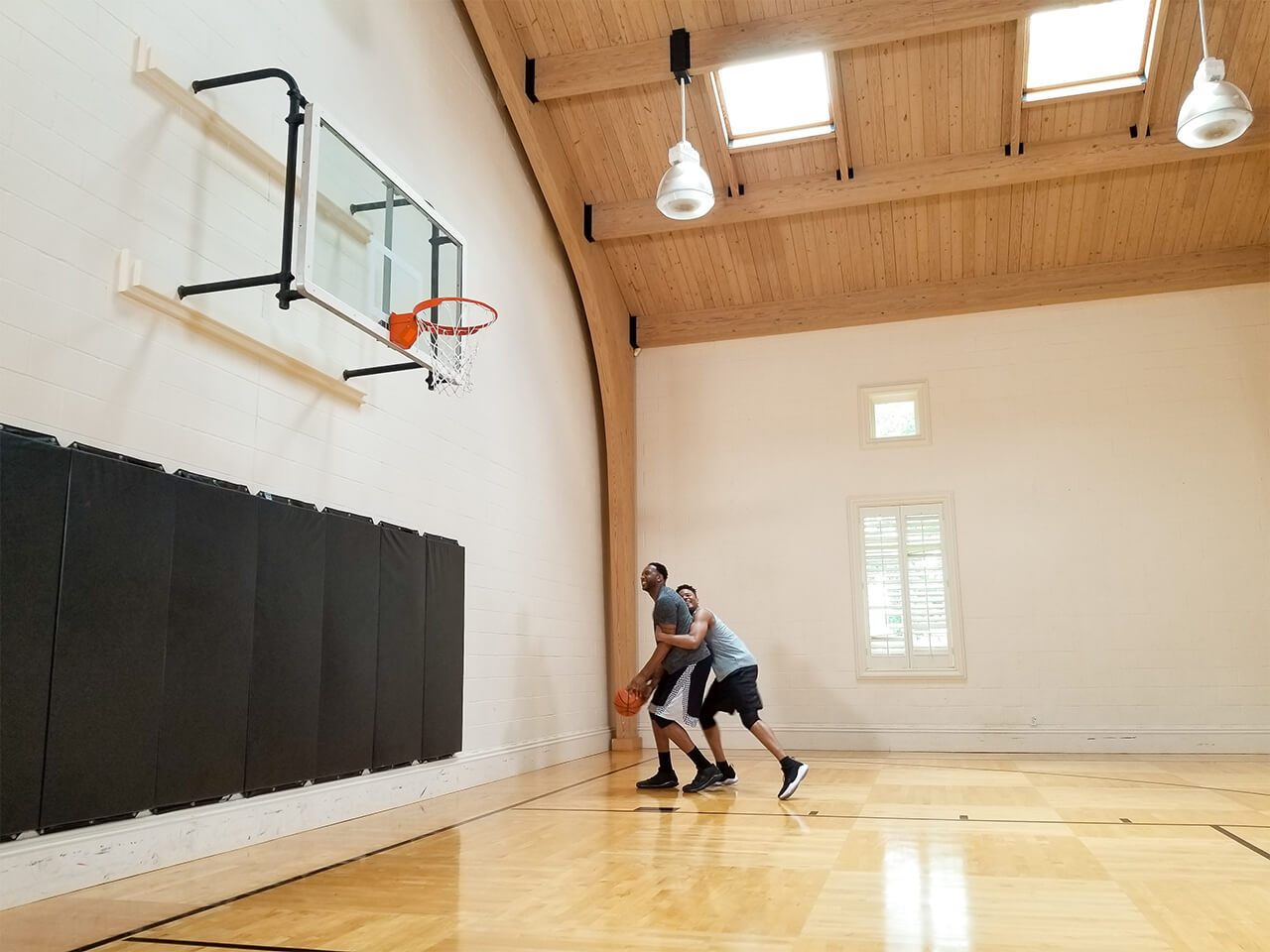 Houston, TX: Draft prospect Markelle Fultz joins McGrady on his home court for some drills. - Captured on a Samsung Galaxy S8